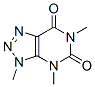 3,4,6-トリメチル-3,4-ジヒドロ-5H-1,2,3-トリアゾロ[4,5-d]ピリミジン-5,7(6H)-ジオン 化学構造式