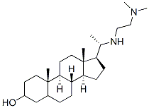 22,25-diazacholestanol Structure
