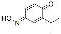 p-Benzoquinone, 2-isopropyl-, 4-oxime, (E)- (8CI) Struktur