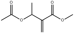 METHYL 3-ACETOXY-2-METHYLENEBUTYRATE Struktur