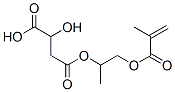 [1-methyl-2-[(2-methyl-1-oxoallyl)oxy]ethyl] hydrogen maleate Struktur