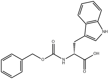 N-苄氧羰基-D-色氨酸,2279-15-4,结构式