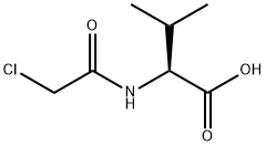 氯乙酰-L-缬氨酸,2279-16-5,结构式