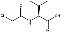 CHLOROACETYL-L-VALINE Structure