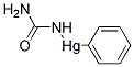 1-[フェニルメルクリオ(II)]尿素 化学構造式