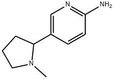 5-(1-Methyl-pyrrolidin-2-yl)-pyridin-2-ylamine Structure