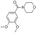 4-(3,4-Dimethoxybenzoyl)morpholine 结构式