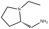 (S)-(-)-2-アミノメチル-1-エチルピロリジン 化学構造式