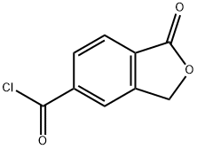 5-Isobenzofurancarbonylchloride,1,3-dihydro-1-oxo-(9CI) Struktur