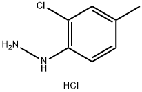 2-CHLORO-4-METHYLPHENYLHYDRAZINE HYDROCHLORIDE Struktur