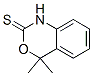 1,4-Dihydro-4,4-dimethyl-2H-3,1-benzoxazine-2-thione 结构式