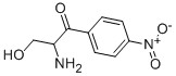 2-Amino-3-hydroxy-1-(4-nitrophenyl)-1-propanone 结构式