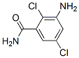 3-アミノ-2,5-ジクロロベンズアミド 化学構造式