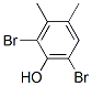 2,6-dibromo-3,4-xylenol 结构式