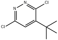 4-TERT-ブチル-3,6-ジクロロピリダジン 化学構造式