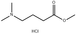 Butanoic acid, 4-(diMethylaMino)-, Methyl ester, hydrochloride 结构式