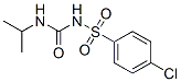 1-[(p-クロロフェニル)スルホニル]-3-イソプロピル尿素 化学構造式