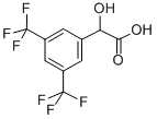3,5-ビス(トリフルオロメチル)マンデル酸 化学構造式