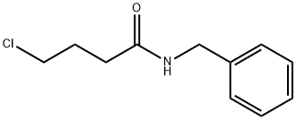 N-苄基-4-氯丁酰胺 结构式