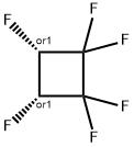 顺-1,1,2,2,3,4-六氟环丁烷,22819-47-2,结构式