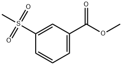 Methyl 3-(Methylsulfonyl)benzoate Structure