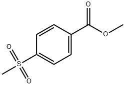 4-甲磺酰基苯甲酸甲酯 结构式