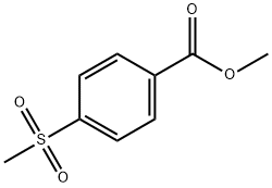 4-METHANESULFONYL-BENZOIC ACID METHYL ESTER Structure