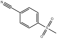 4-メチルスルホニルベンゾニトリル 化学構造式