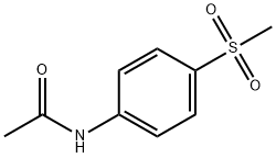 4'-メチルスルホニルアセトアニリド 化学構造式