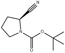 (S)-1-Boc-2-cyanopyrrolidine Struktur