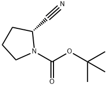 (R)-1-Boc-2-cyanopyrrolidine Structure
