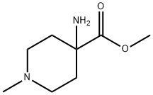 4-AMINO-1-METHYL-PIPERIDINE-4-CARBOXYLIC ACID METHYL ESTER Structure