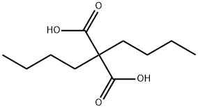 ジブチルマロン酸 化学構造式