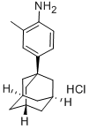 4-(1-ADAMANTANYL)-2-METHYLANILINE HYDROCHLORIDE 结构式