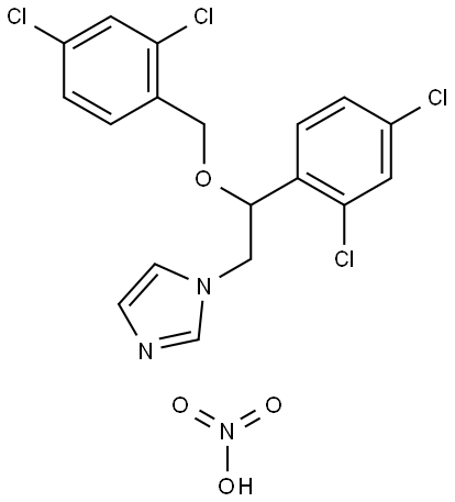 硝酸咪康唑,22832-87-7,结构式