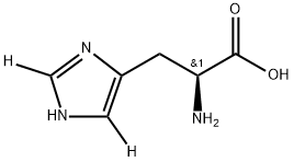 L-HISTIDINE-2,5-3H 化学構造式