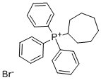 シクロヘプチルトリフェニルホスホニウム・ブロミド 化学構造式