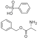 D-Alanine Benzyl Ester Benzenesulfonic Acid Salt 结构式