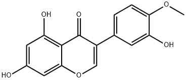 红车轴草素 结构式