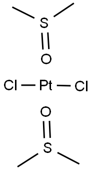 didimethylsulfoxide dichloroplatinum(II) Structure