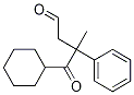 Benzenepropanal, beta-(cyclohexylcarbonyl)-beta-Methyl- Struktur