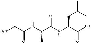H-GLY-ALA-LEU-OH, 22849-49-6, 结构式