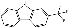 2-三氟甲基-9H-咔唑 结构式
