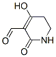 3-Pyridinecarboxaldehyde, 1,2,5,6-tetrahydro-4-hydroxy-2-oxo- (9CI) 结构式