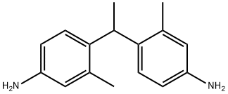 4,4'-エチリデンビス(3-メチルアニリン) 化学構造式