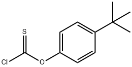 4-tert-butylphenyl chlorothionoformate Struktur