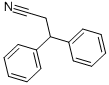 3,3-Diphenylpropiononitrile Struktur