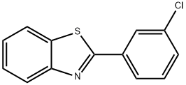 2-(3-CHLOROPHENYL)BENZO[D]THIAZOLE 结构式