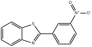 2-(3-硝基苯基)-苯并噻唑 结构式