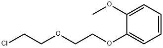1-(2-(2-氯乙氧基)乙氧基)-2-甲氧基苯 结构式